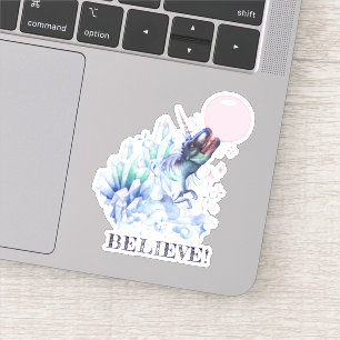 Dinocorn Bubblegum   Fantasie Glauben Unisaur Aufkleber