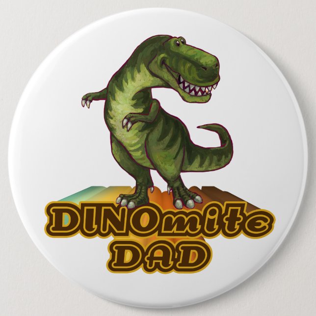 Dinomit Vater Button (Vorderseite)
