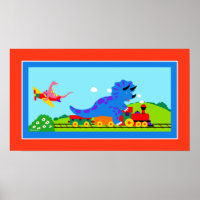 Dinos, Züge und Flugzeug