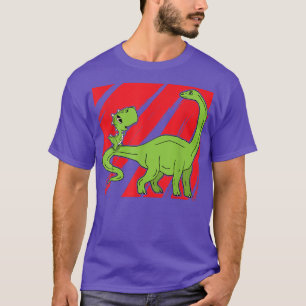 Dinosar Vater Baby Fathers Day Cool Papa Daddy Pop T-Shirt