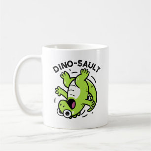 Dinosault Funny Dinosaur Pun Kaffeetasse