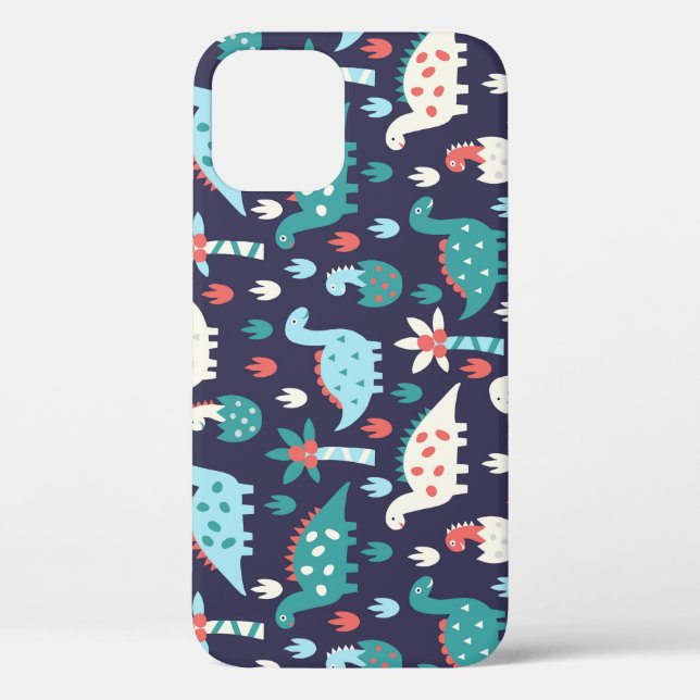 Dinosaur-Abenteuer-Nahtloses Design Case-Mate iPhone Hülle (Rückseite)