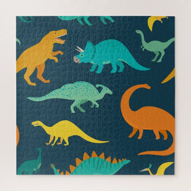 Dinosaur Adventure: Das Kinderzimmer der Kinder Puzzle (Vertikal)
