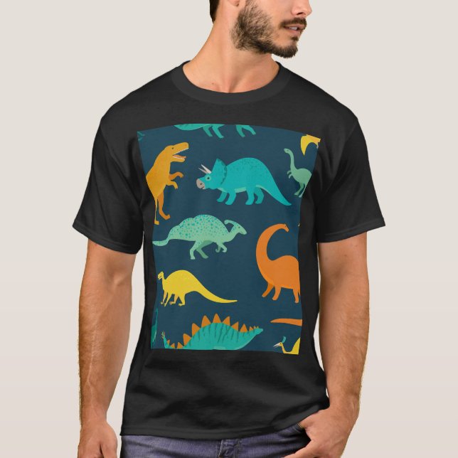 Dinosaur Adventure: Das Kinderzimmer der Kinder T-Shirt (Vorderseite)