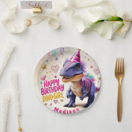 Dinosaur Adventure Happy Birthday Pappteller