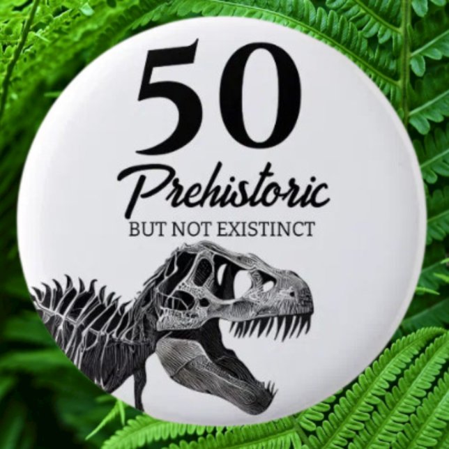 Dinosaur AGED Geburtstag Button (Funny AGED Birthday Button )