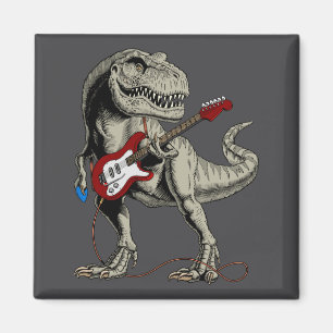 Dinosaur Akustik-Elektrisch B-Gitarre Spieler Magnet