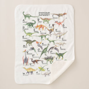 Dinosaur Alphabet Sherpadecke