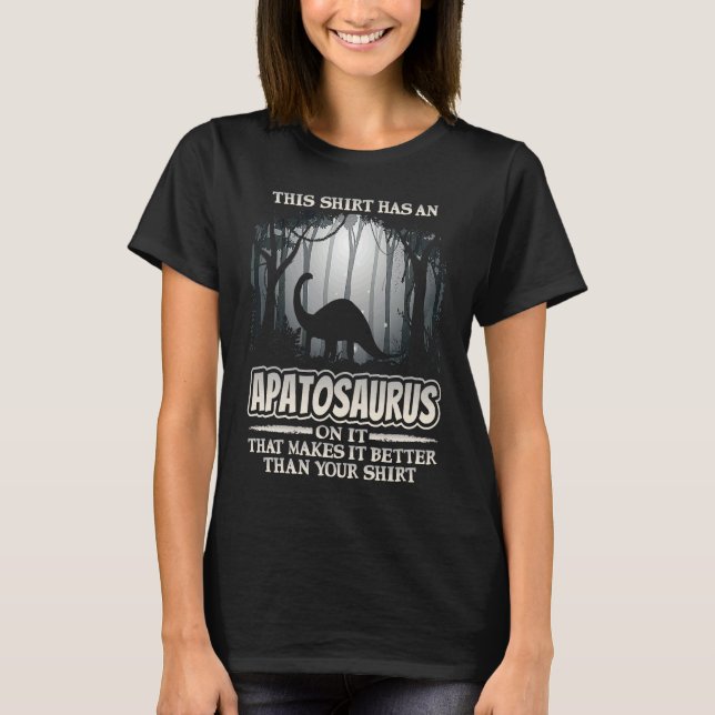 Dinosaur Apatosaurus T-Shirt (Vorderseite)