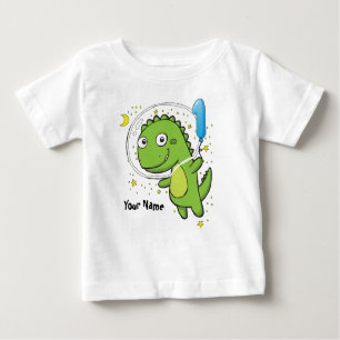 Dinosaur Astronaut 1. Geburtstag Baby T-shirt