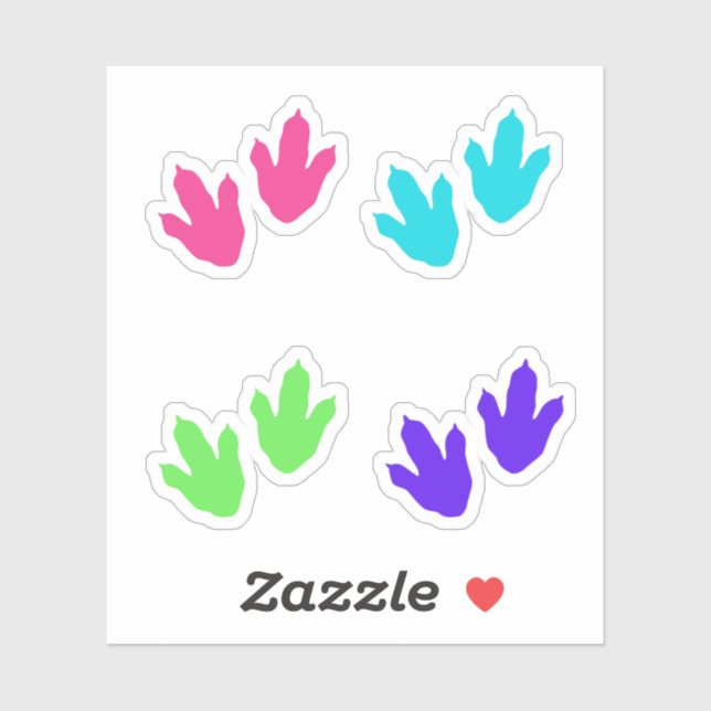 Dinosaur-Aufkleber Aufkleber (Blatt)