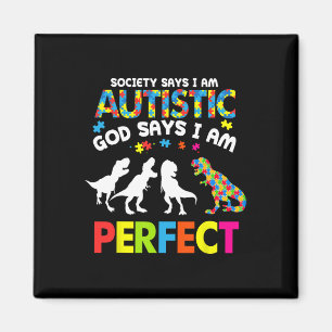 Dinosaur Autism Gesellschaft sagt autistischer Got Magnet