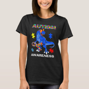 Dinosaur-Autismus-Bewusstsein Autistischer Kleinki T-Shirt