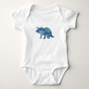 Dinosaur Baby Bodysuit Triceratops Baby Strampler