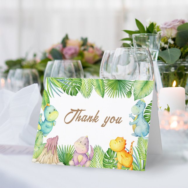 Dinosaur Baby Dankeskarte (Von Creator hochgeladen)