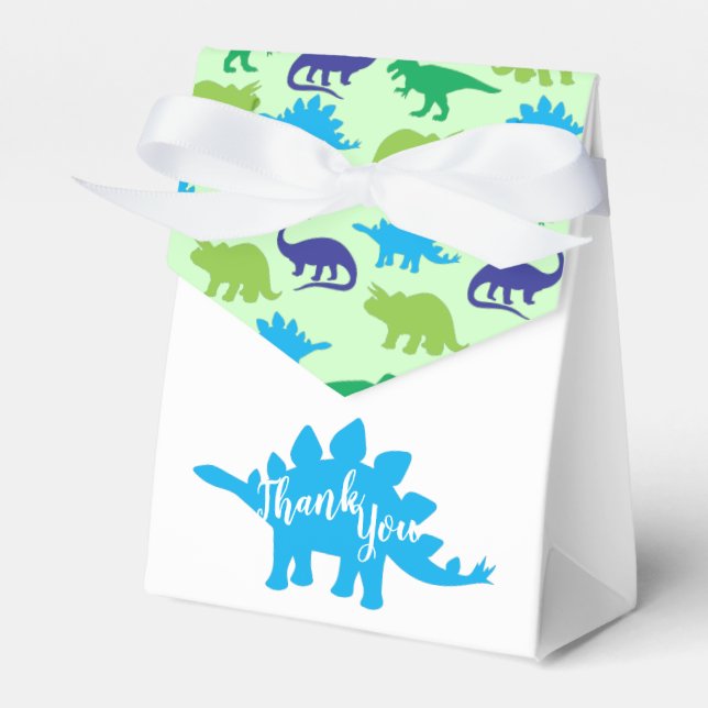 Dinosaur Baby Dusche Geschenkschachtel (Vorderseite)