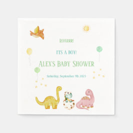 Dinosaur Baby Dusche Serviette