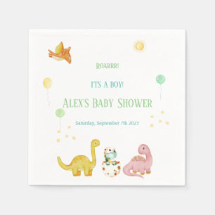 Dinosaur Baby Dusche Serviette