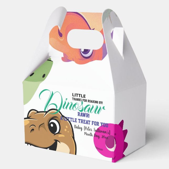 Dinosaur-Baby-Party  Geschenkschachtel (Vorderseite)