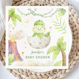 Dinosaur-Baby-Party Geschlechtsneutrales Papier Serviette