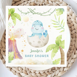 Dinosaur-Baby-Party Junge Dino-Papier Serviette