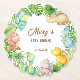 Dinosaur-Baby-Party Untersetzer