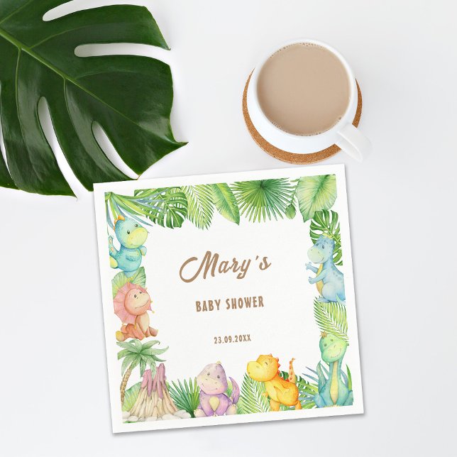 Dinosaur Baby Serviette (Von Creator hochgeladen)