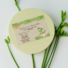 Dinosaur Baby Shower Invitation Einladung