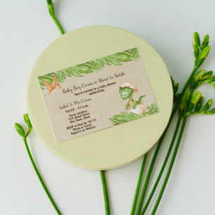 Dinosaur Baby Shower Invitation Einladung