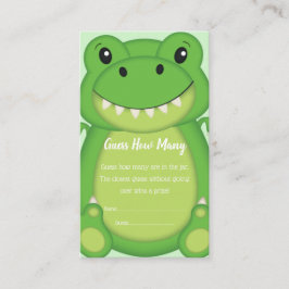 Dinosaur Baby Shower T-Rex Begleitkarte