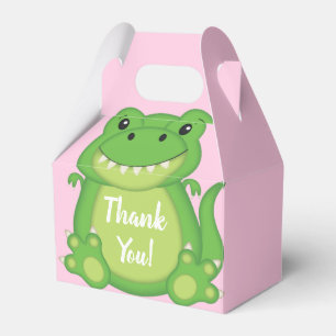 Dinosaur Baby Shower T-Rex Pink Girl Geschenkschachtel