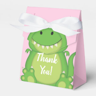 Dinosaur Baby Shower T-Rex Pink Girl Geschenkschachtel
