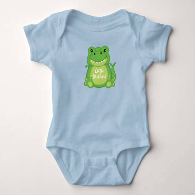 Dinosaur Baby Shower T-Rex Strampler (Vorderseite)