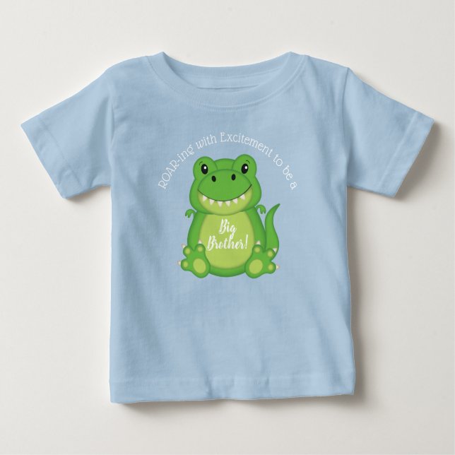 Dinosaur Baby Shower T-Rex T-shirt (Vorderseite)