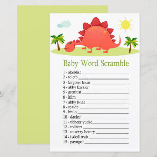 Dinosaur Baby Wortspiel