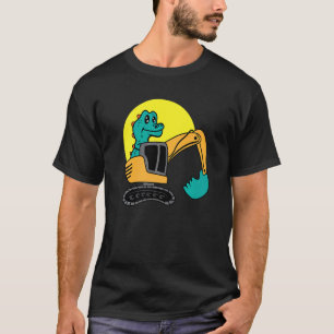 Dinosaur-Baggerspielzeug-Sammler T-Shirt