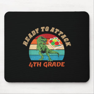 Dinosaur bereit zum Angriff 4. T-Rex Jungen zurück Mousepad