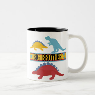 Dinosaur Big Brother Zweifarbige Tasse