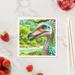 Dinosaur Bird Serviette