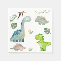 Dinosaur Birthday Napkins