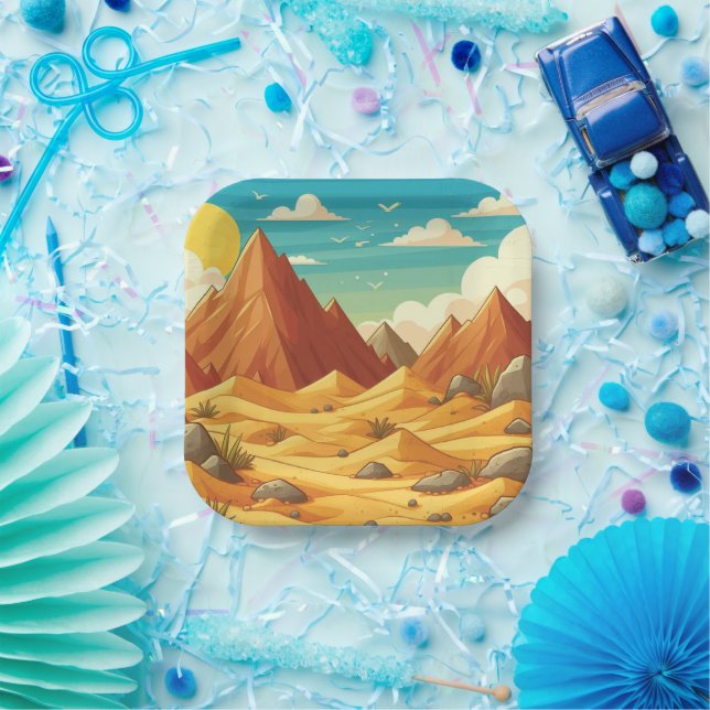 Dinosaur Birthday Pappteller (Party)