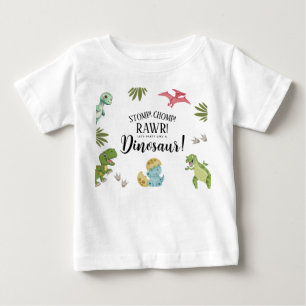 Dinosaur Birthday Party Baby T-shirt