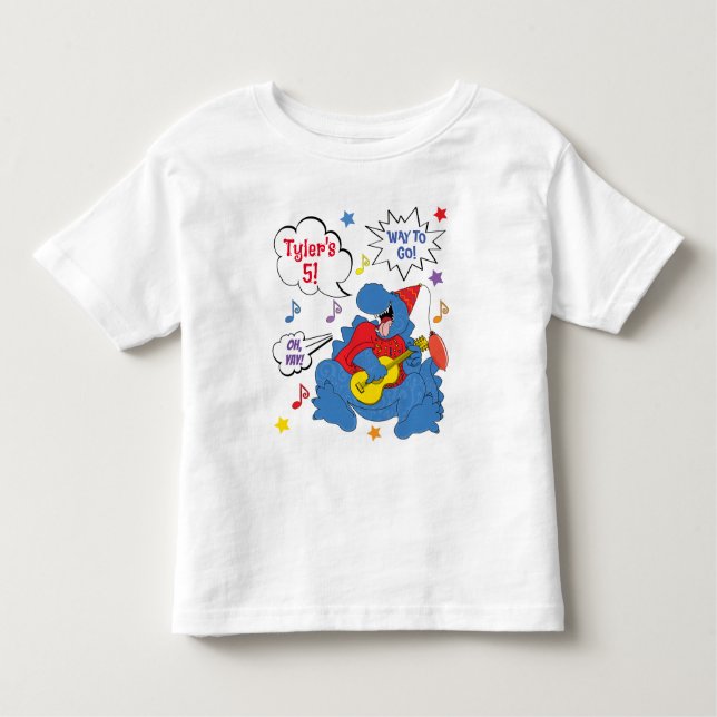 Dinosaur Birthday Party Kleinkind T-shirt (Vorderseite)