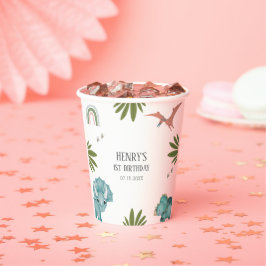 Dinosaur Birthday Party Pappbecher