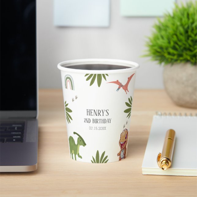 Dinosaur Birthday Party Pappbecher (InSitu)