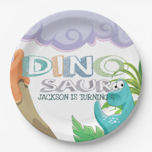 Dinosaur Birthday Party Pappteller