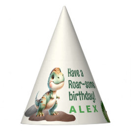 Dinosaur Birthday Party Partyhütchen