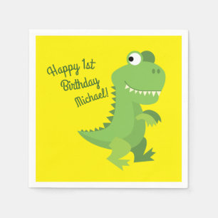 Dinosaur Birthday Party Serviette