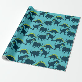 Dinosaur Birthday Wrapping Paper Geschenkpapier