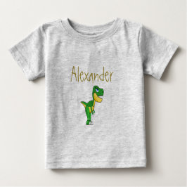 Dinosaur Blue Niedlich Custom Boy Baby T-shirt